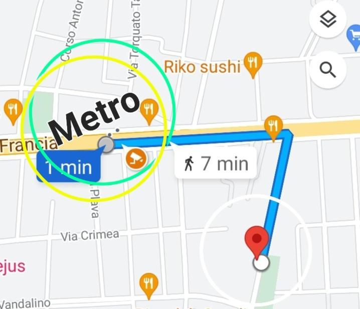 토리노 Sky Loft Nuovissimo Vicinanze Metro 아파트 외부 사진